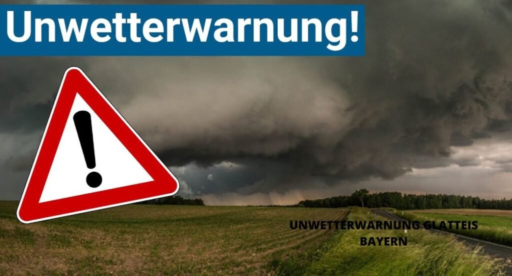 Unwetterwarnung Glatteis Bayern