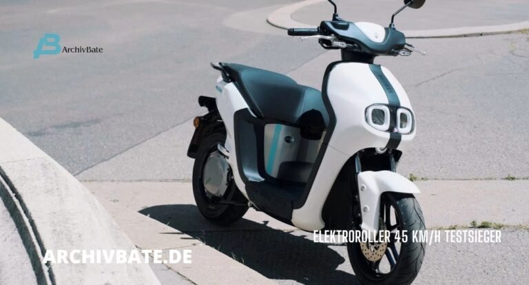 Elektroroller 45 km/h Testsieger