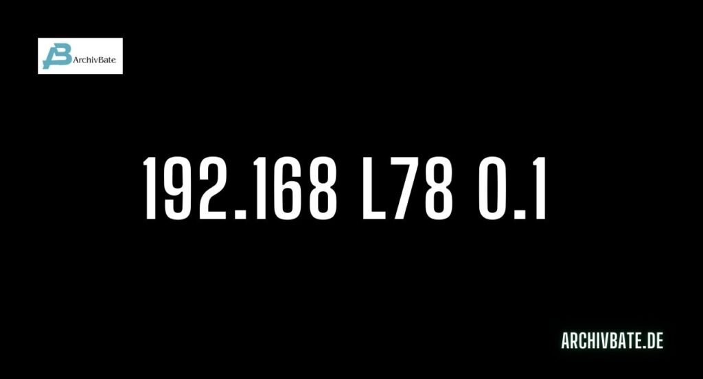 192.168 l78 0.1