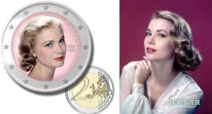 2007 monaco 2 euro grace kelly coin image