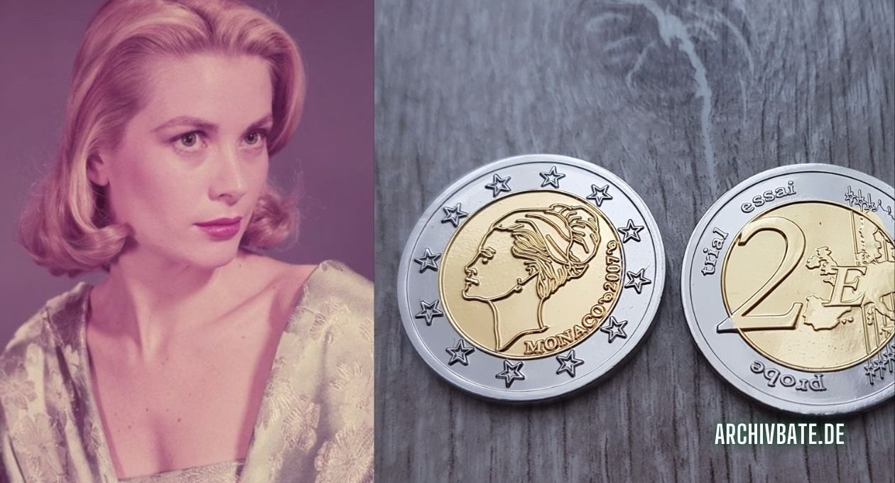 monaco 2 euro grace kelly 2007 coin image