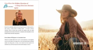 Ist Melanie Olmstead gestorben?